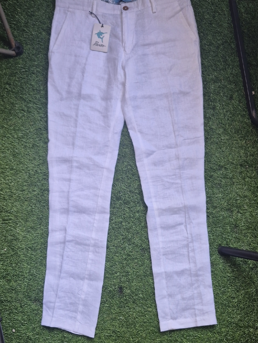 RENZO MENSWEAR- LINEN PANTS